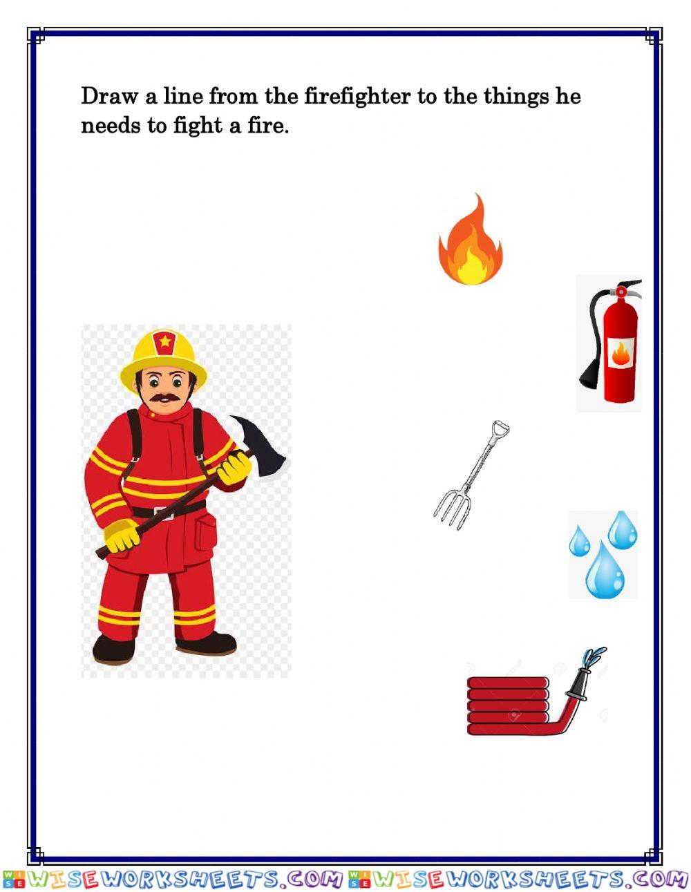 Community helper: firefighter