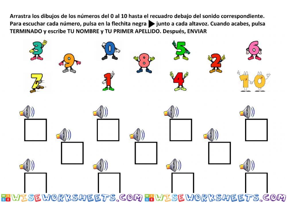 Les numéros de 0 a 10 en français