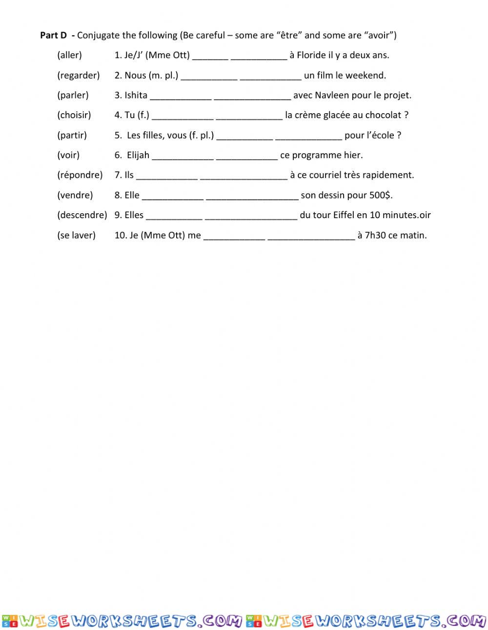 worksheet