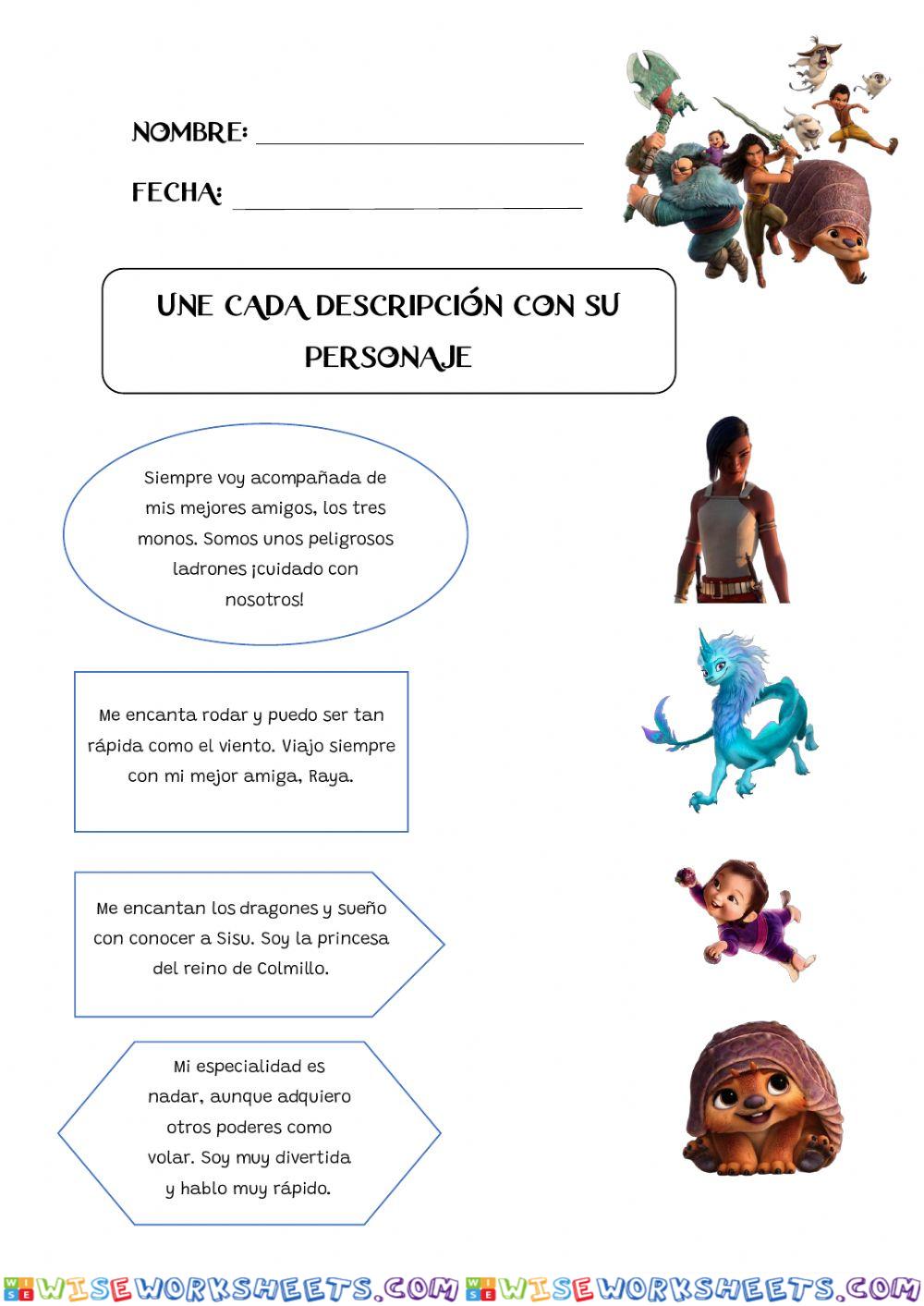 Unir personajes