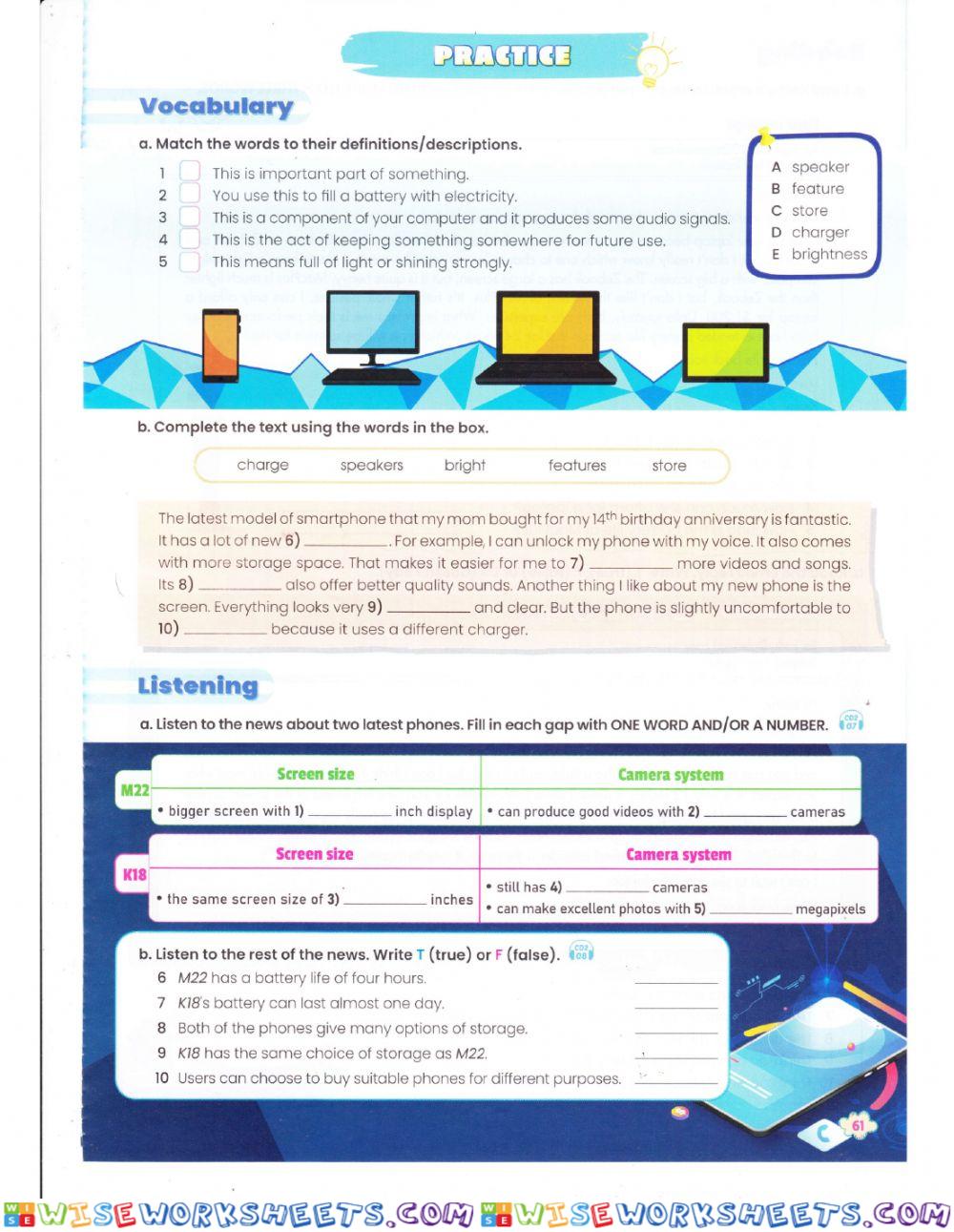 worksheet