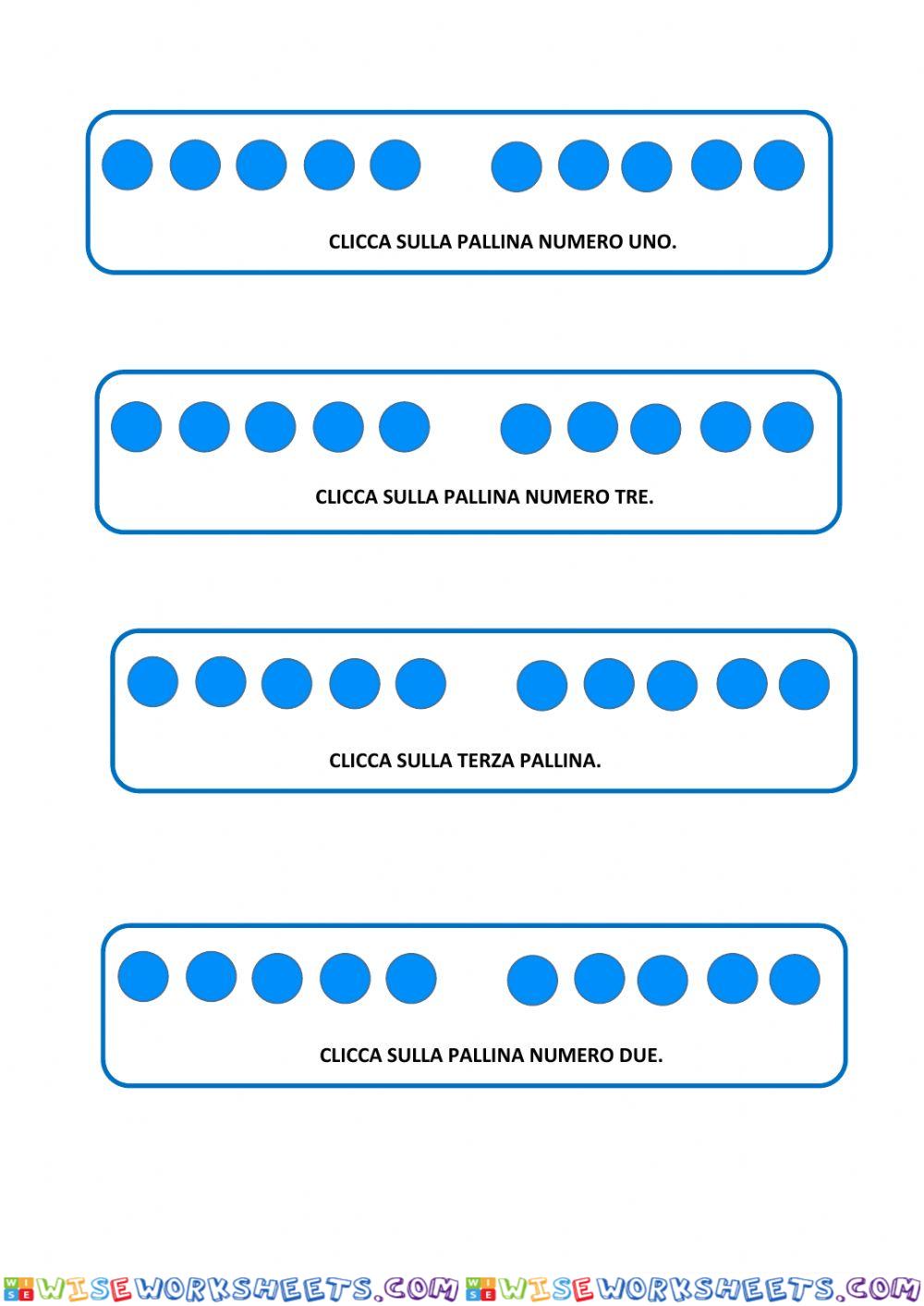 Numeri cardinali e ordinali