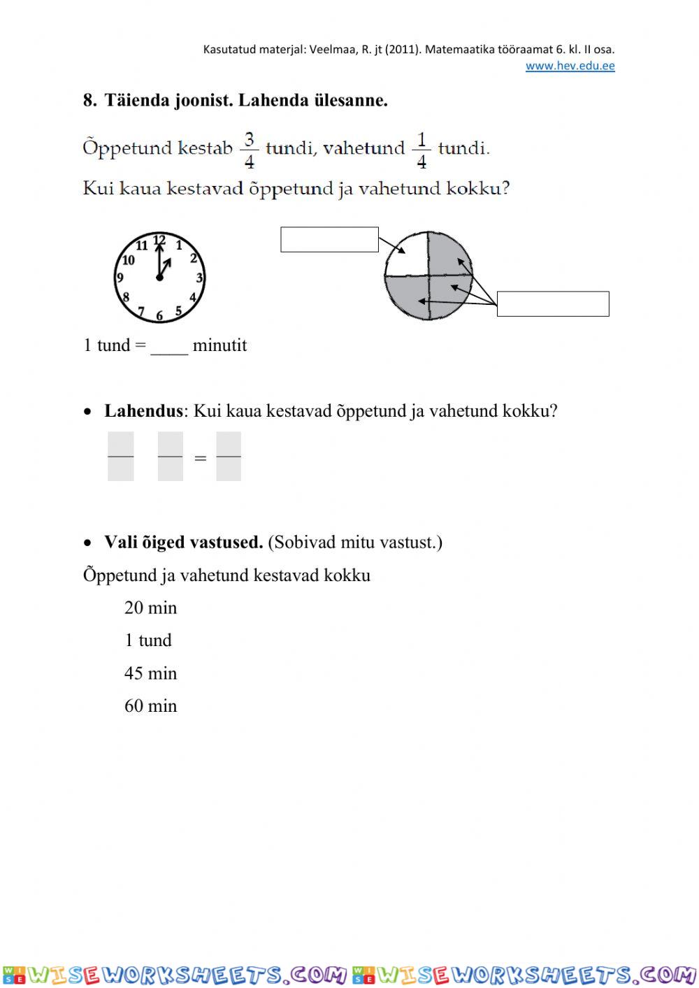 worksheet