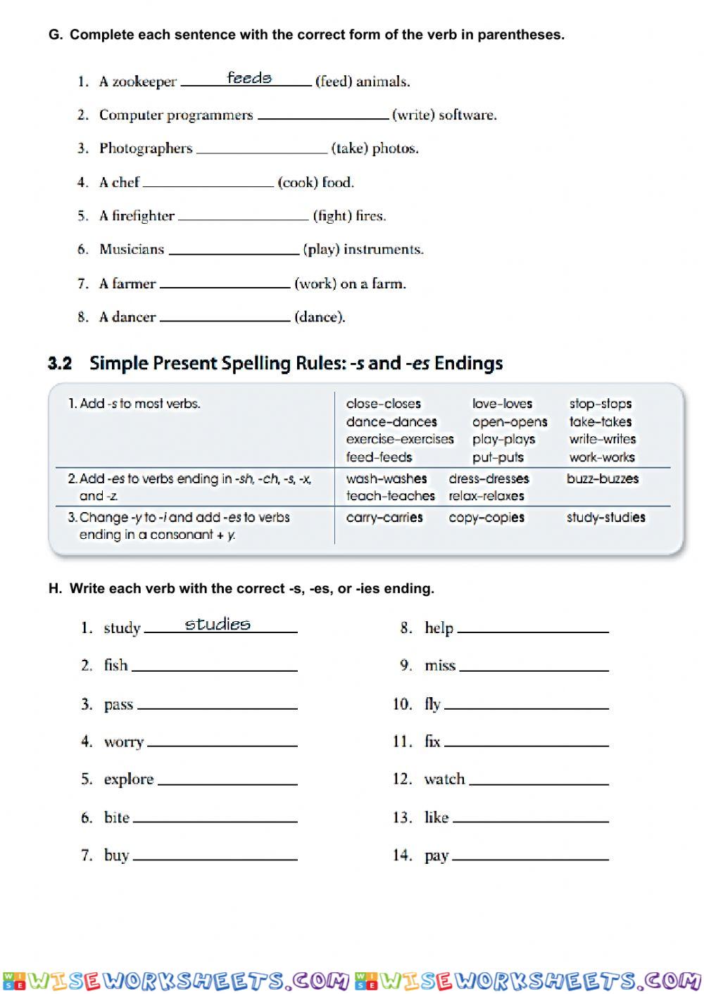 worksheet