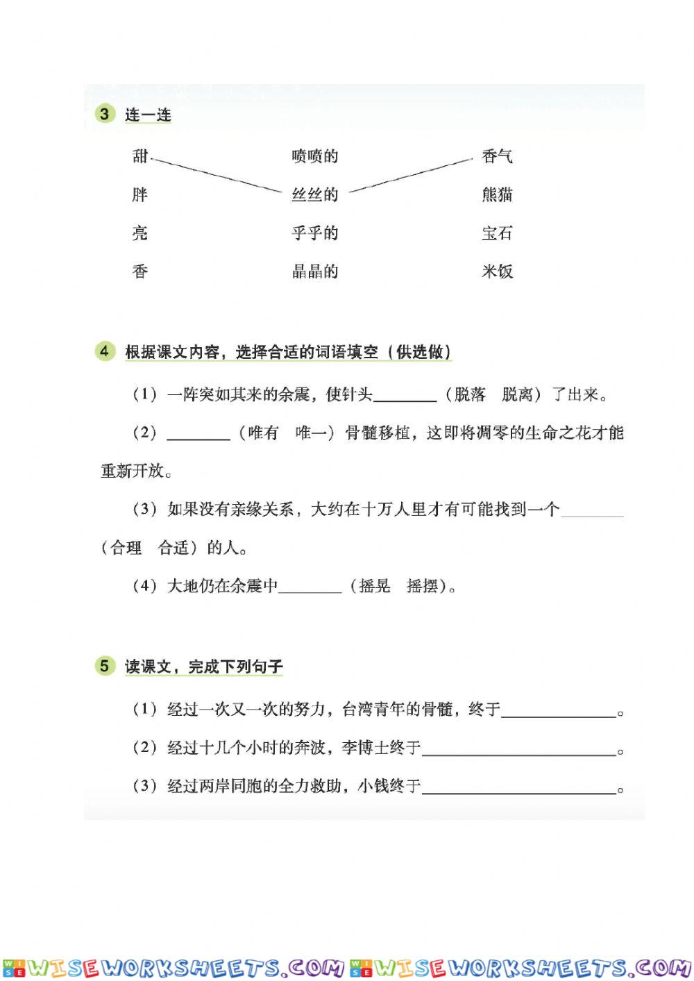 worksheet