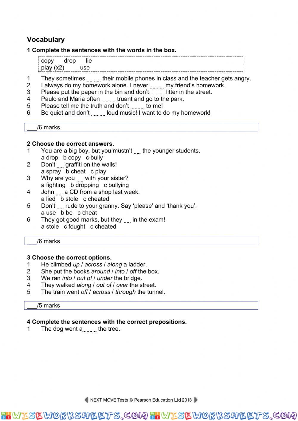 worksheet