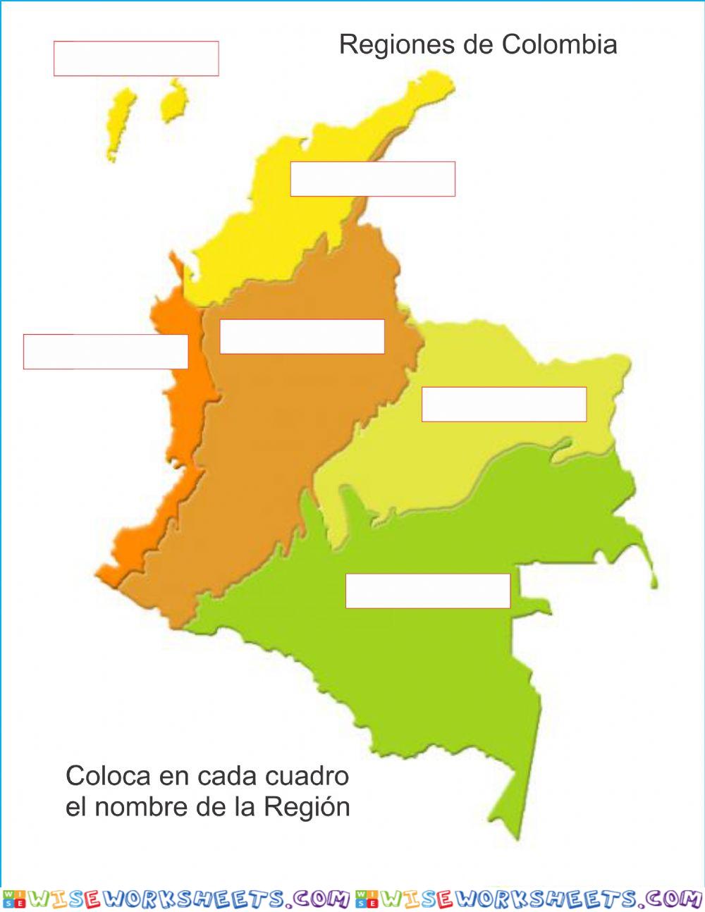 Regiones de colombia