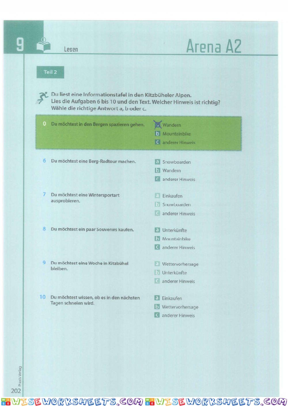worksheet