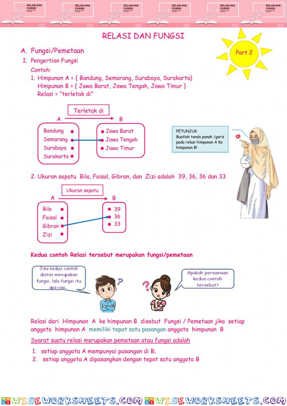 Relasi dan Fungsi part 2