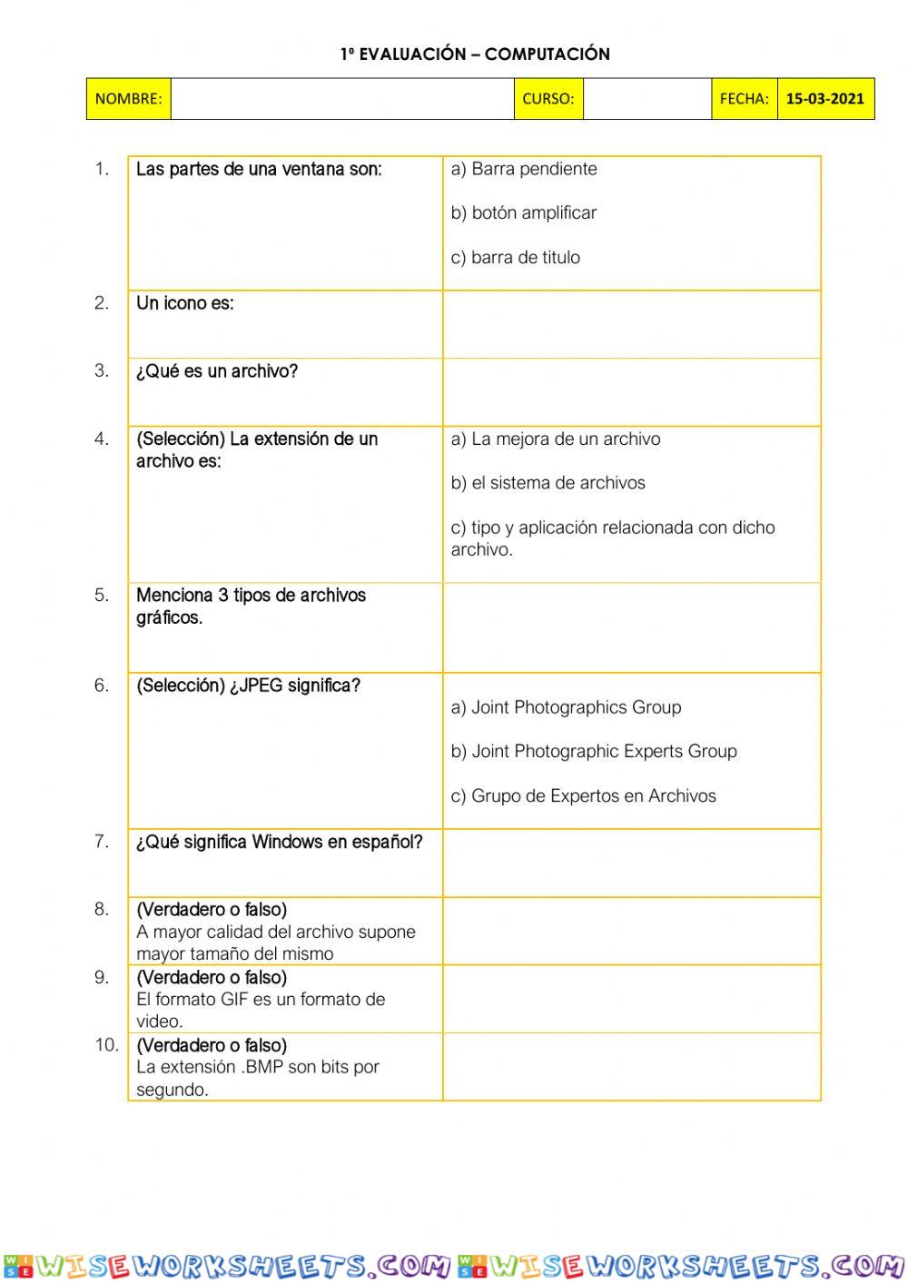 1ra evaluacion