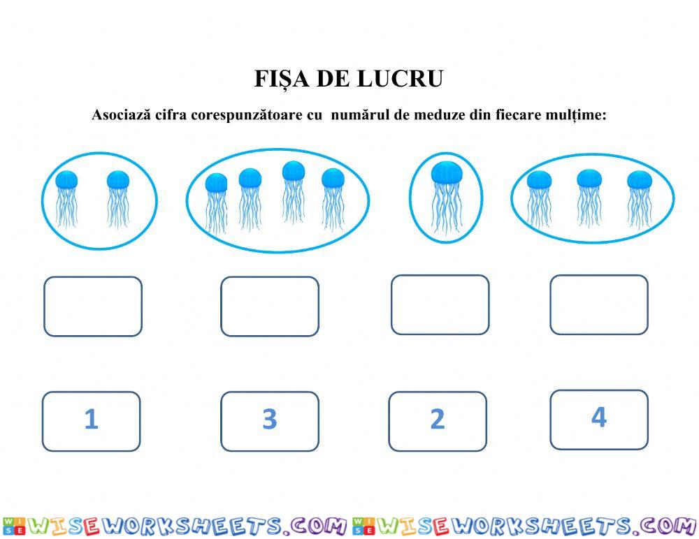 Fișă de lucru mulțimi (interval 1-4)