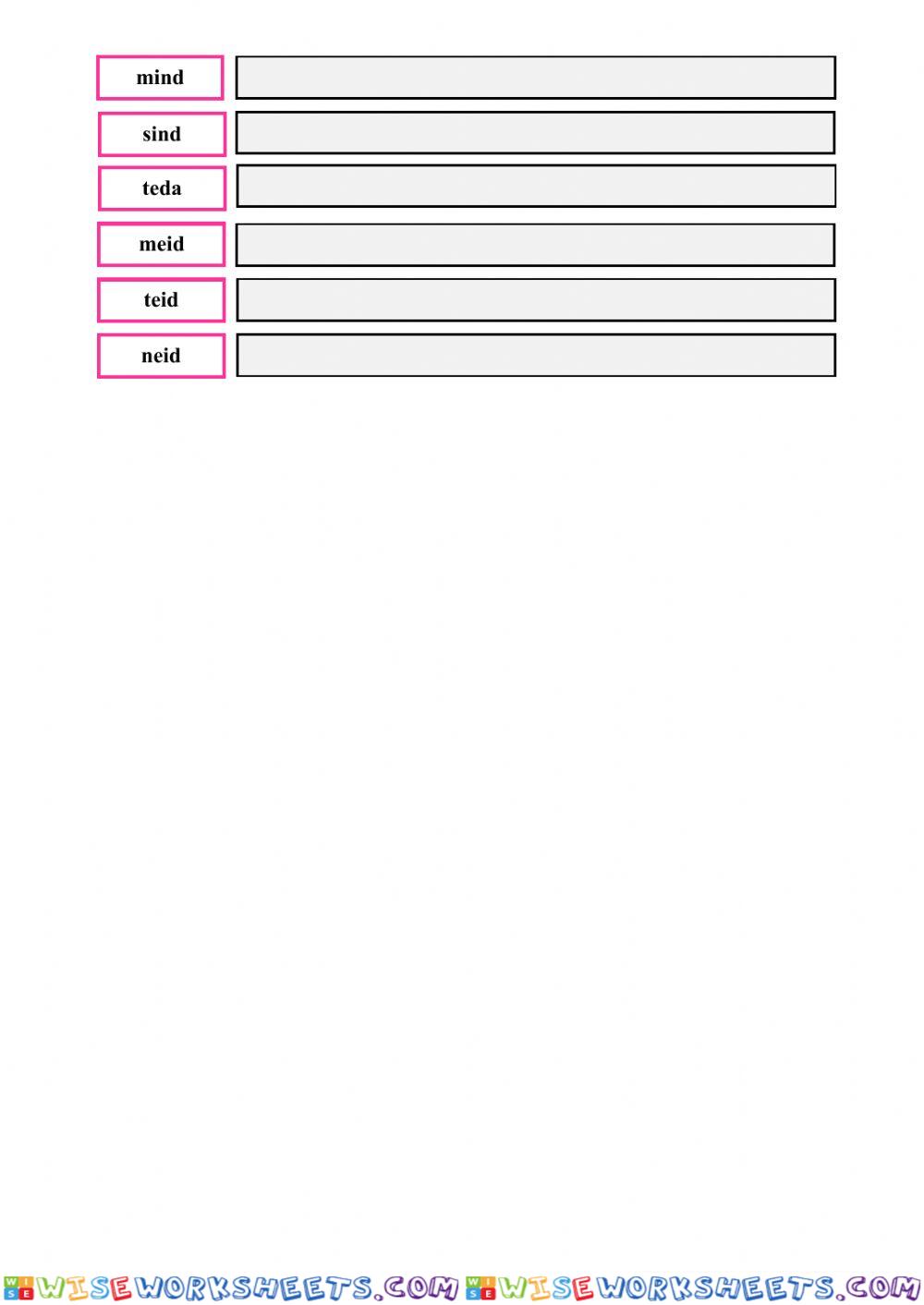 worksheet