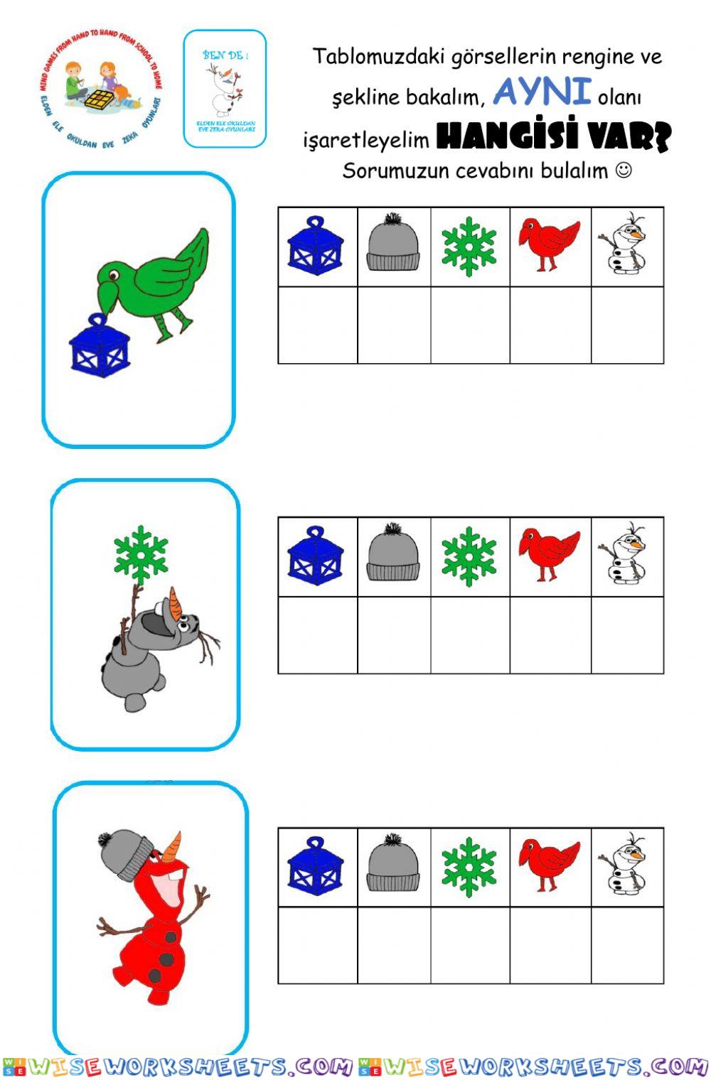 worksheet