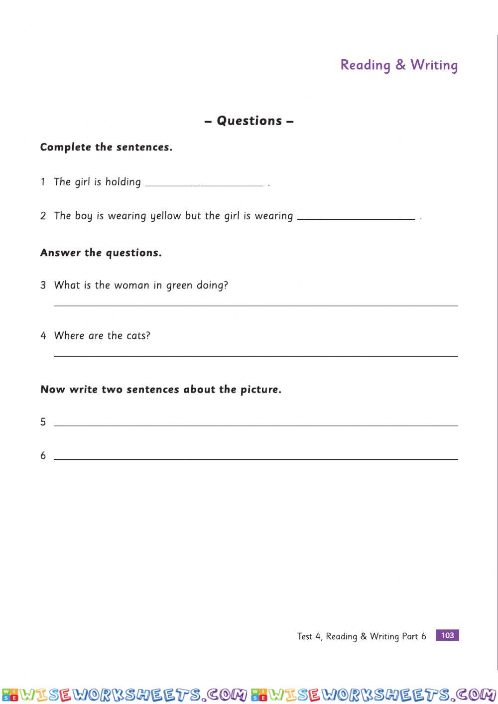 worksheet