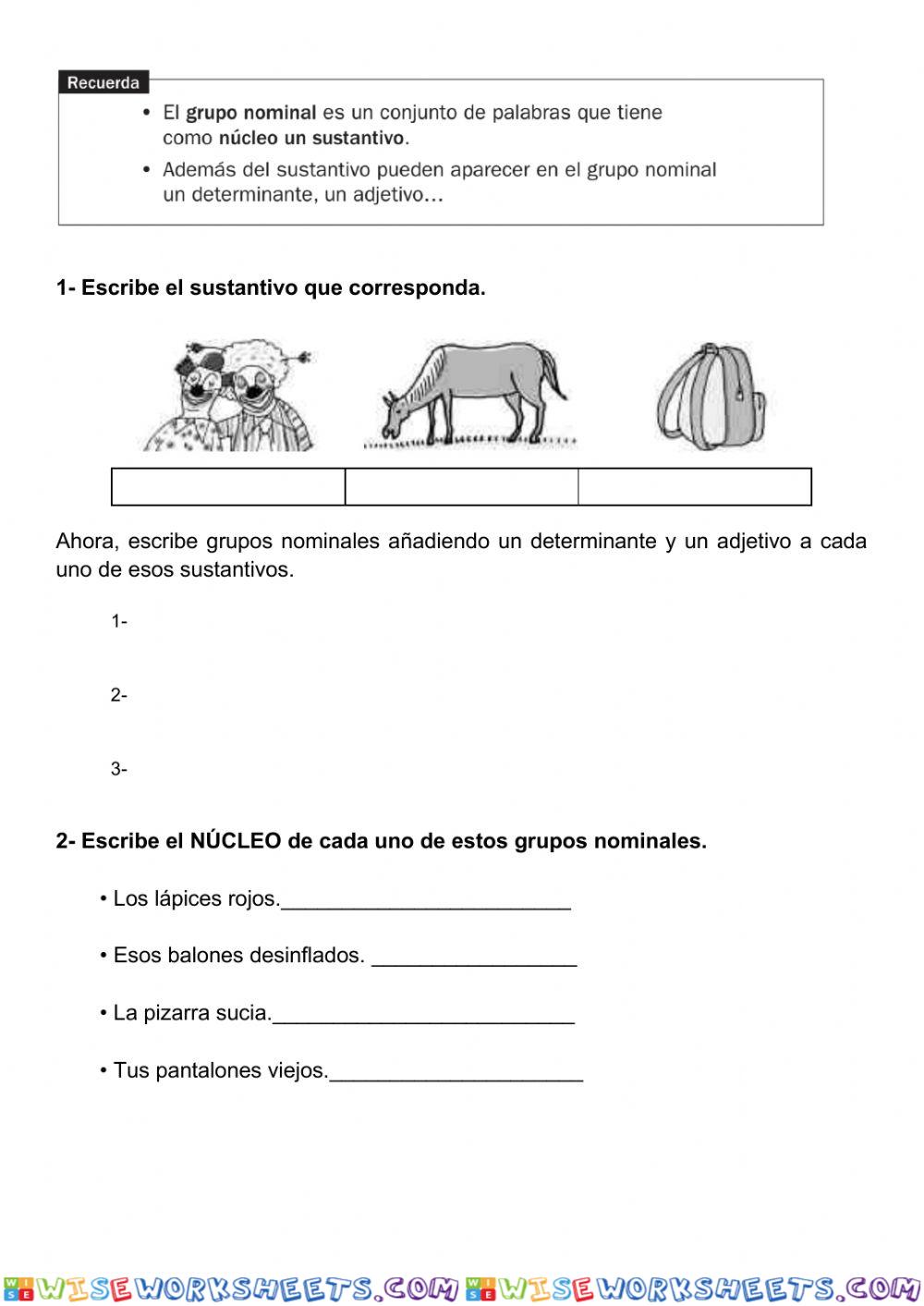 worksheet