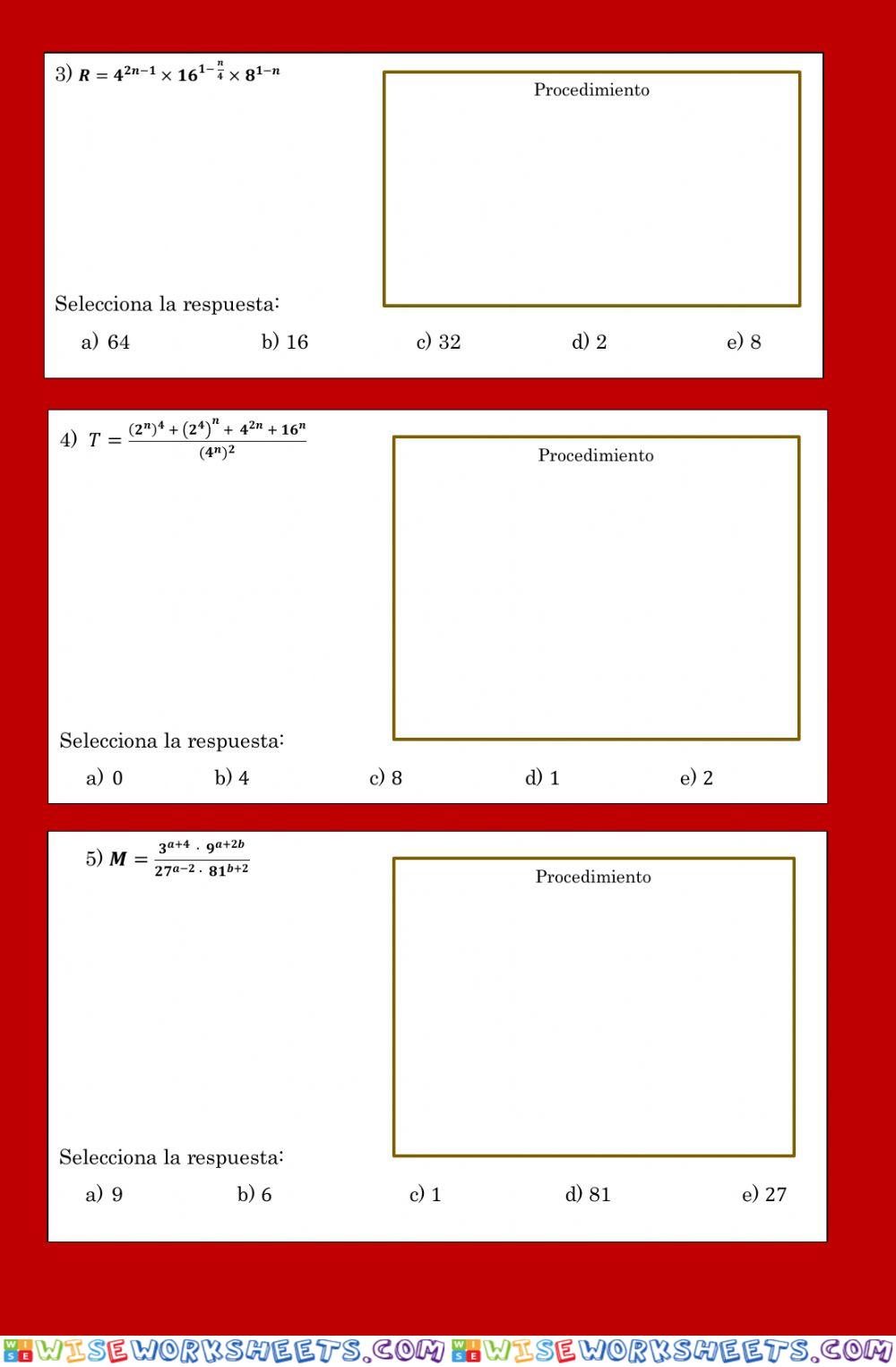 worksheet