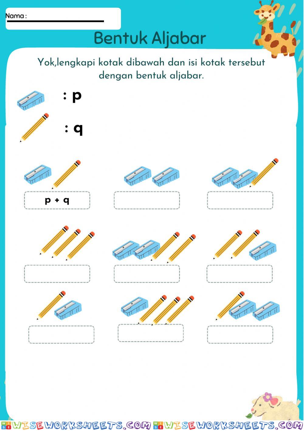 worksheet