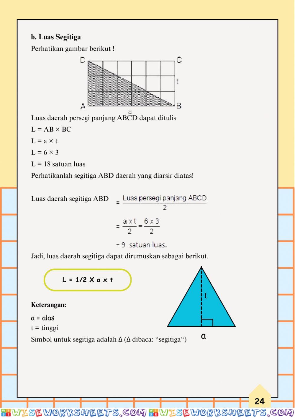 worksheet