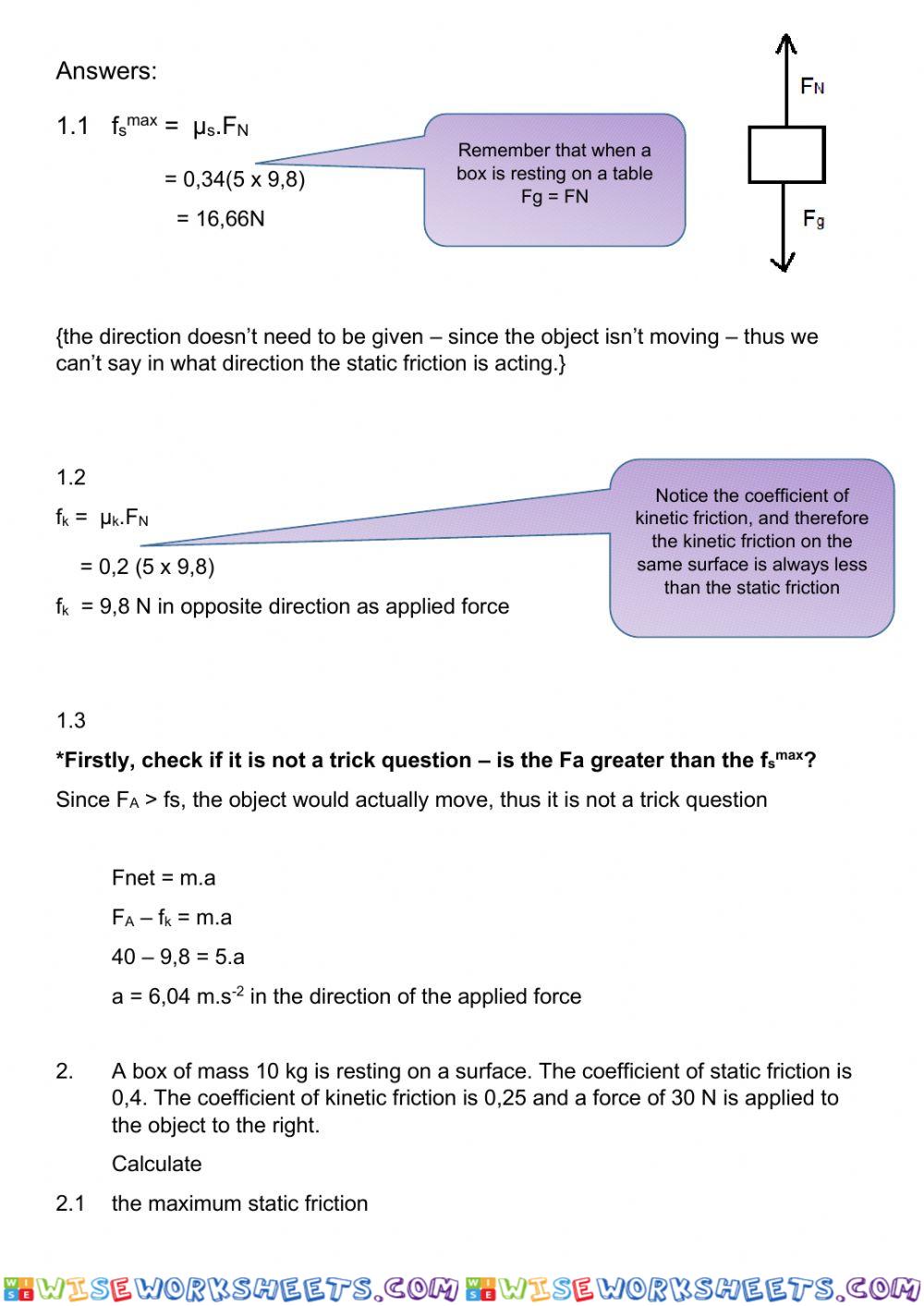 worksheet