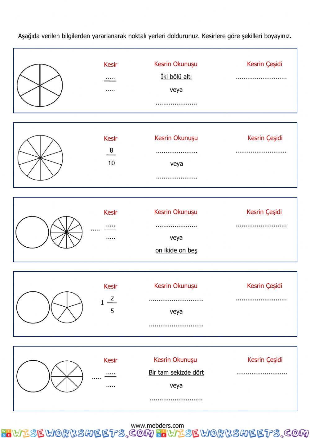 worksheet