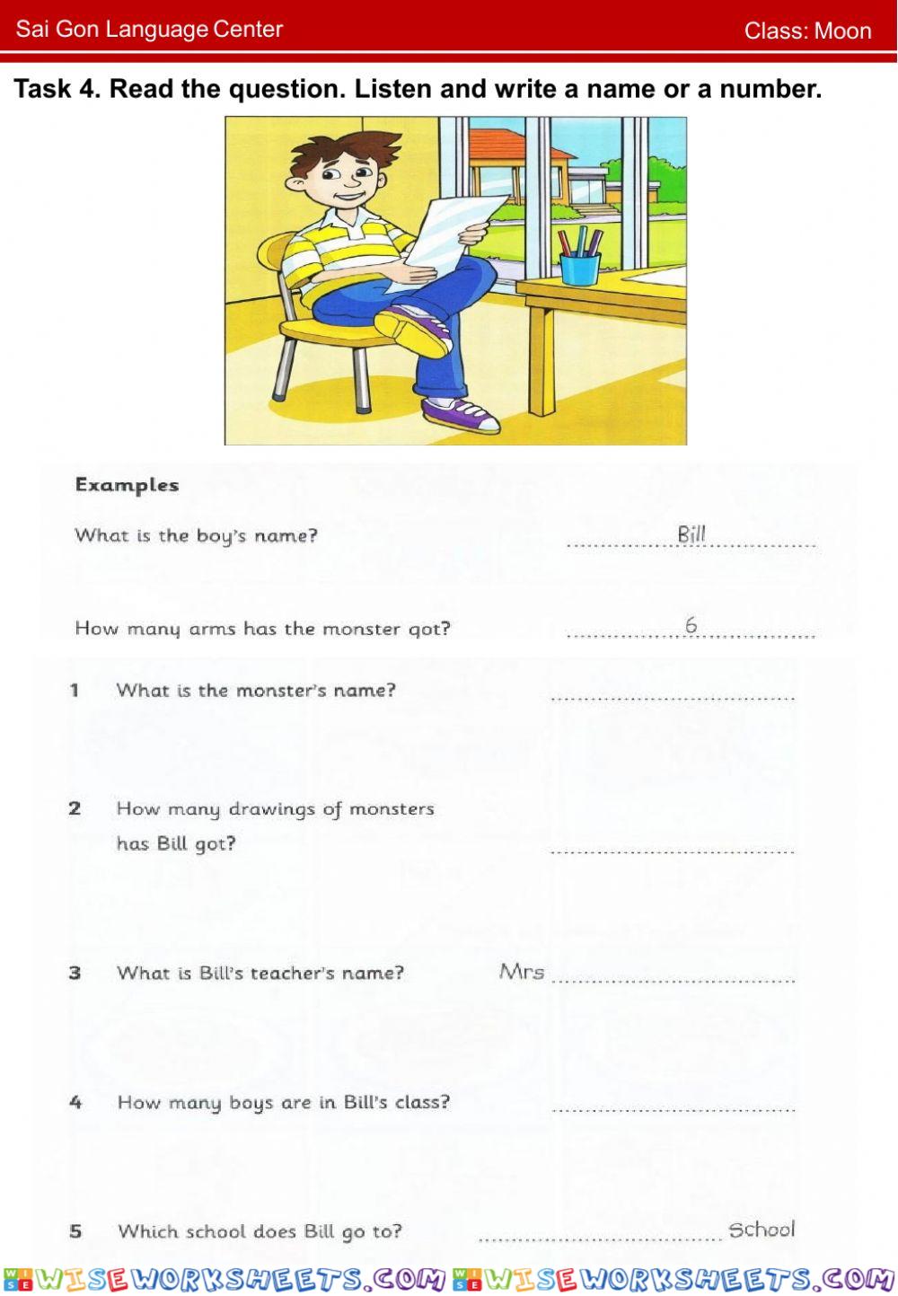 worksheet