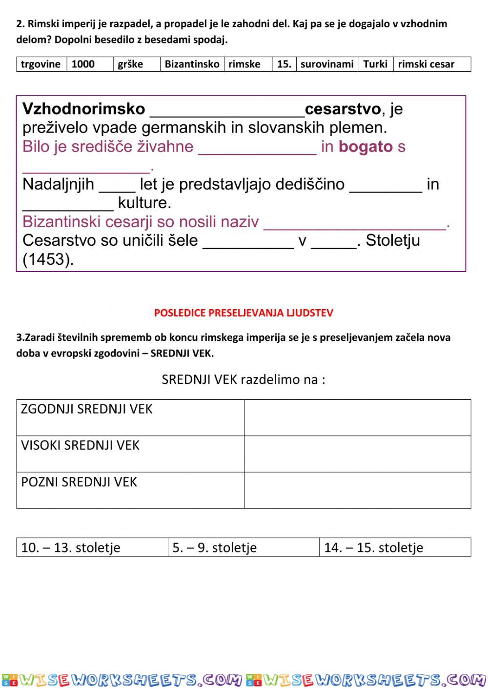 worksheet