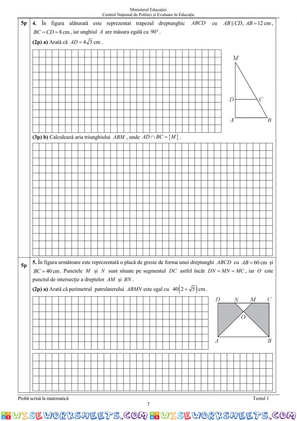 worksheet