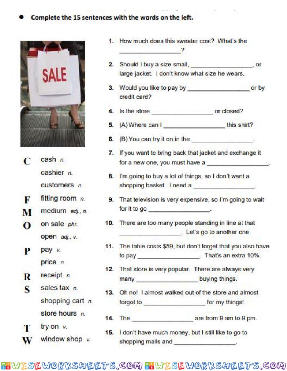 worksheet