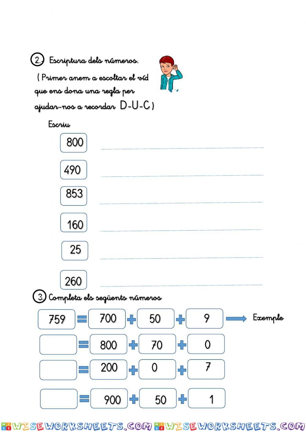 worksheet