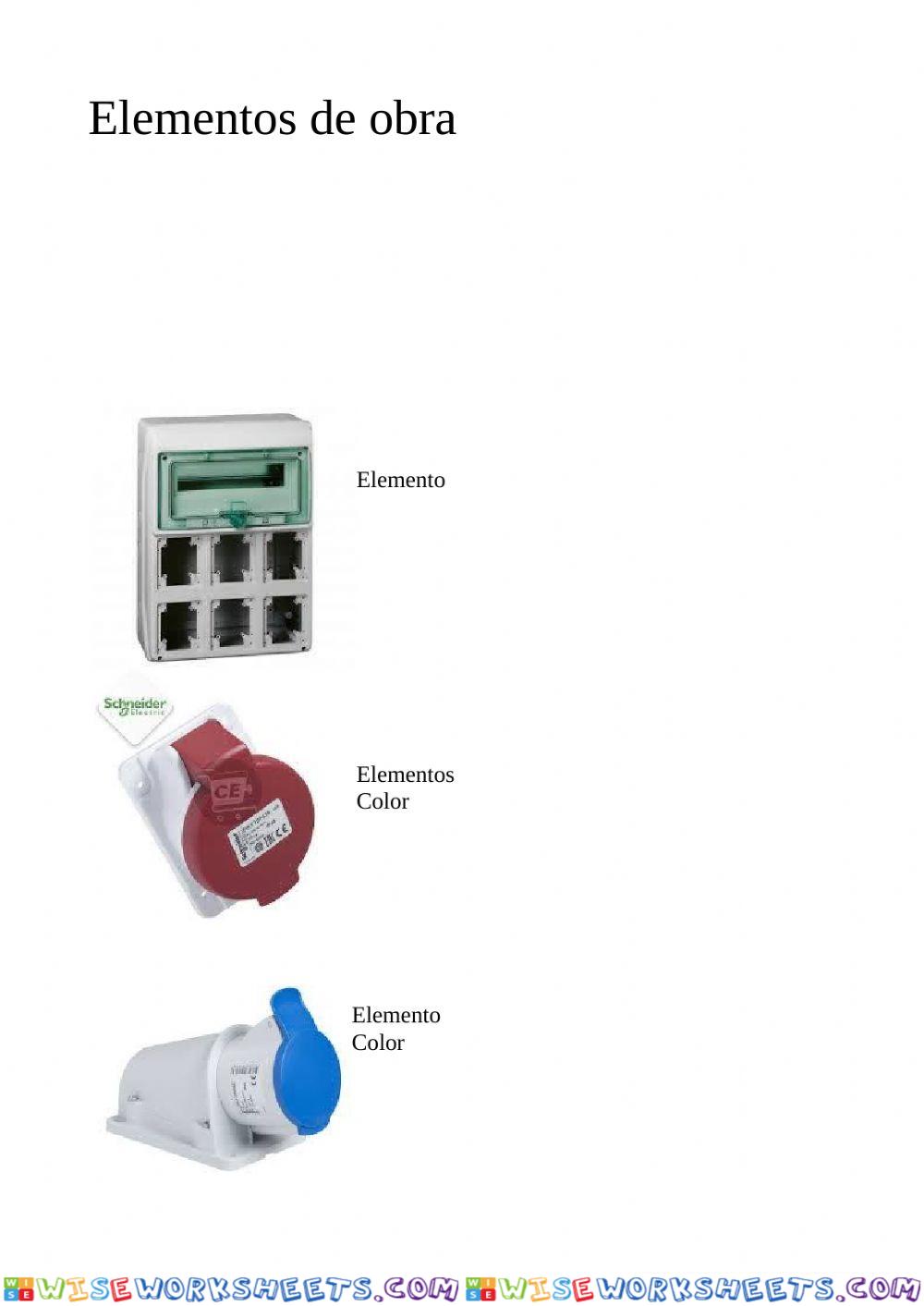 Elementos de la electricidad de obra