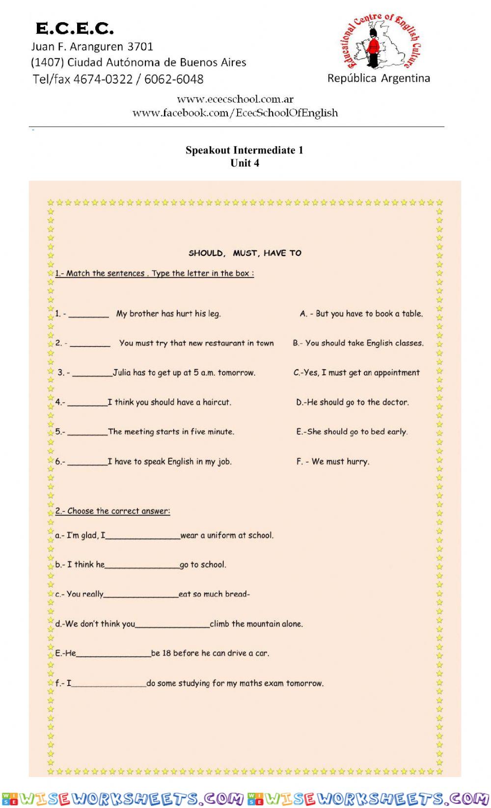 worksheet