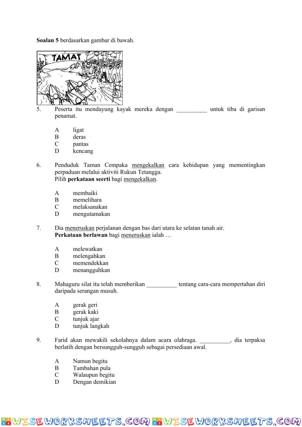 worksheet