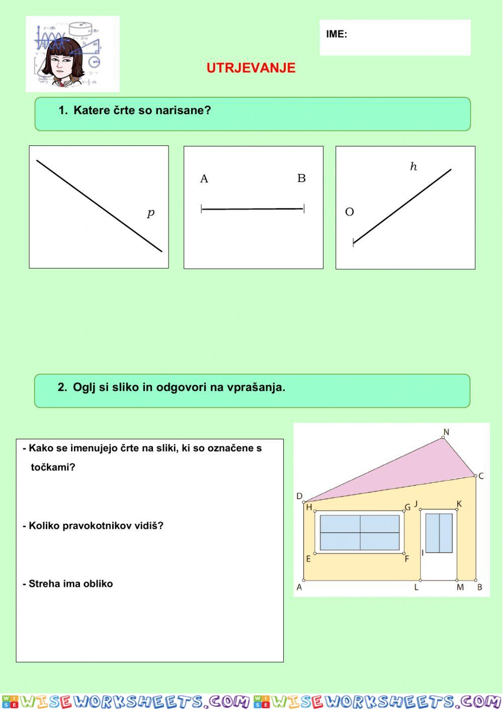 Matematika  - utrjevanje