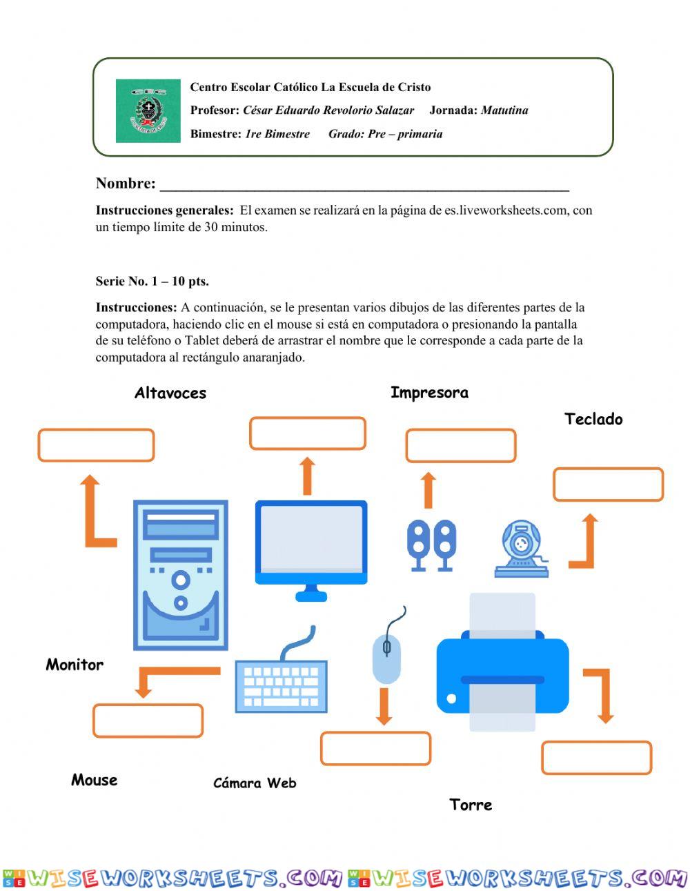 Examen Computación Pre-primaria