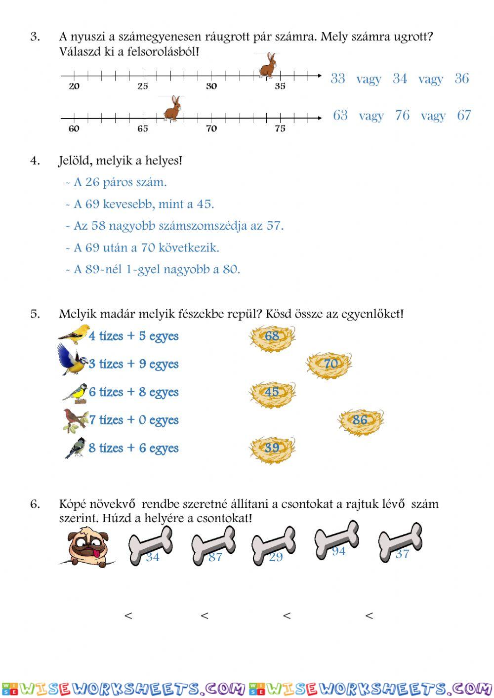 worksheet