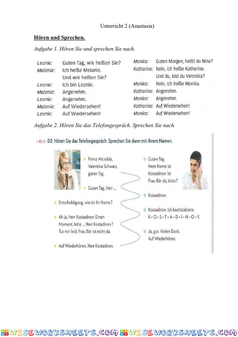 worksheet