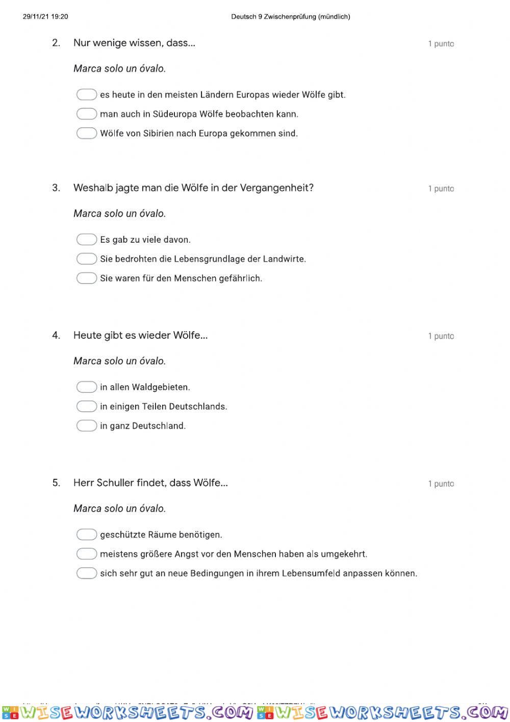 worksheet
