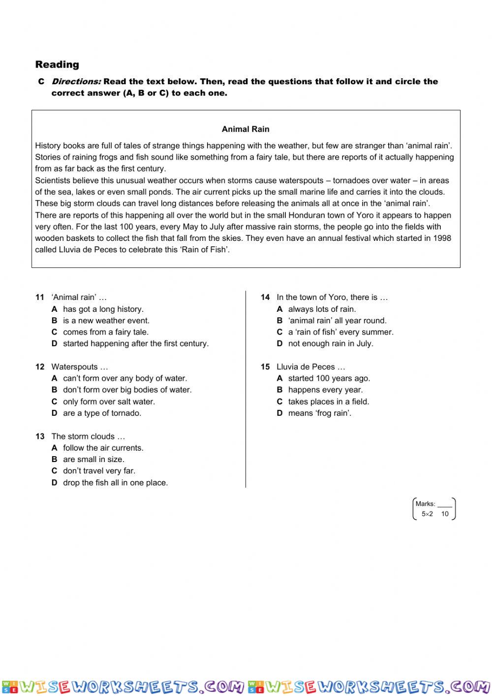 worksheet