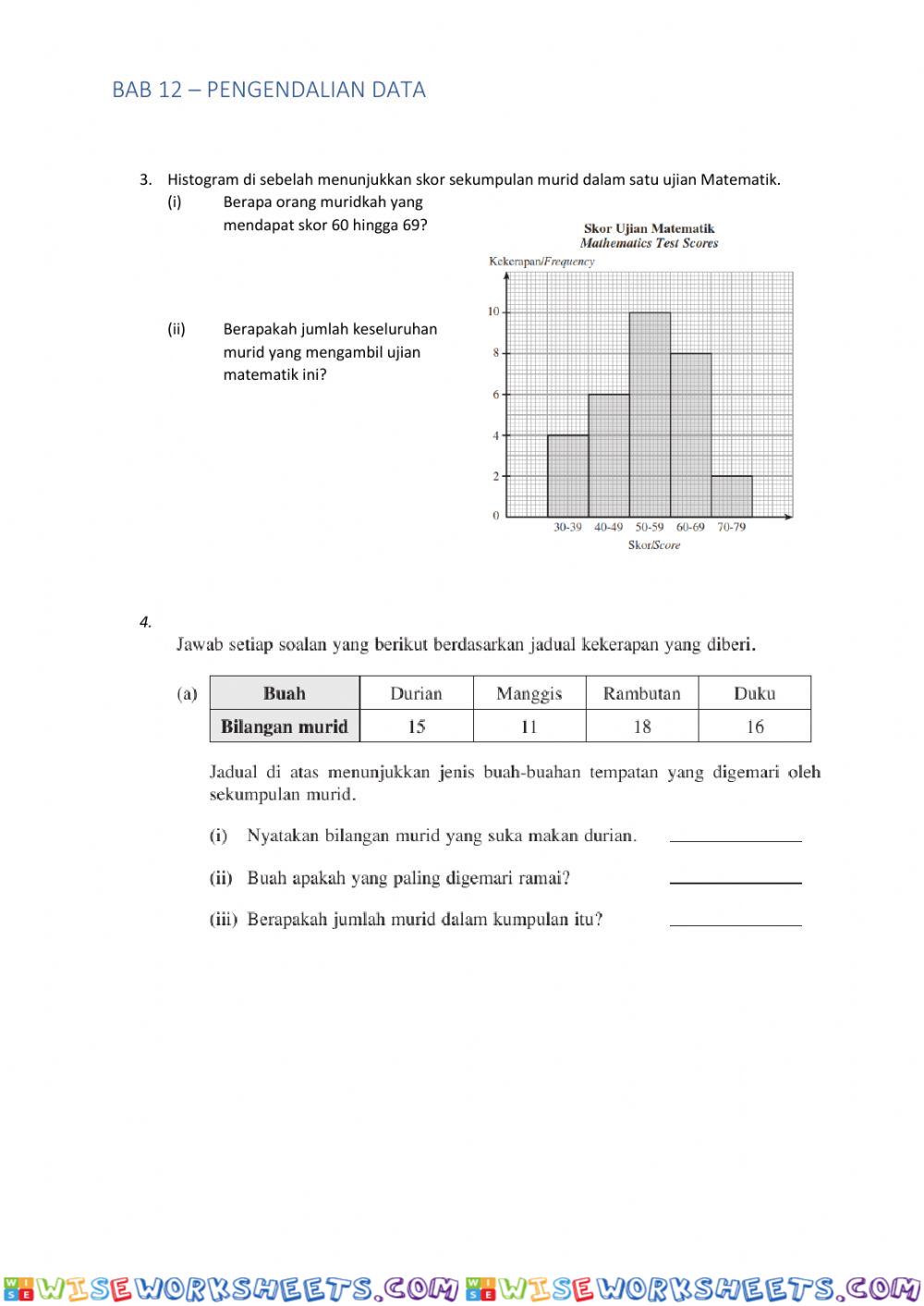 worksheet