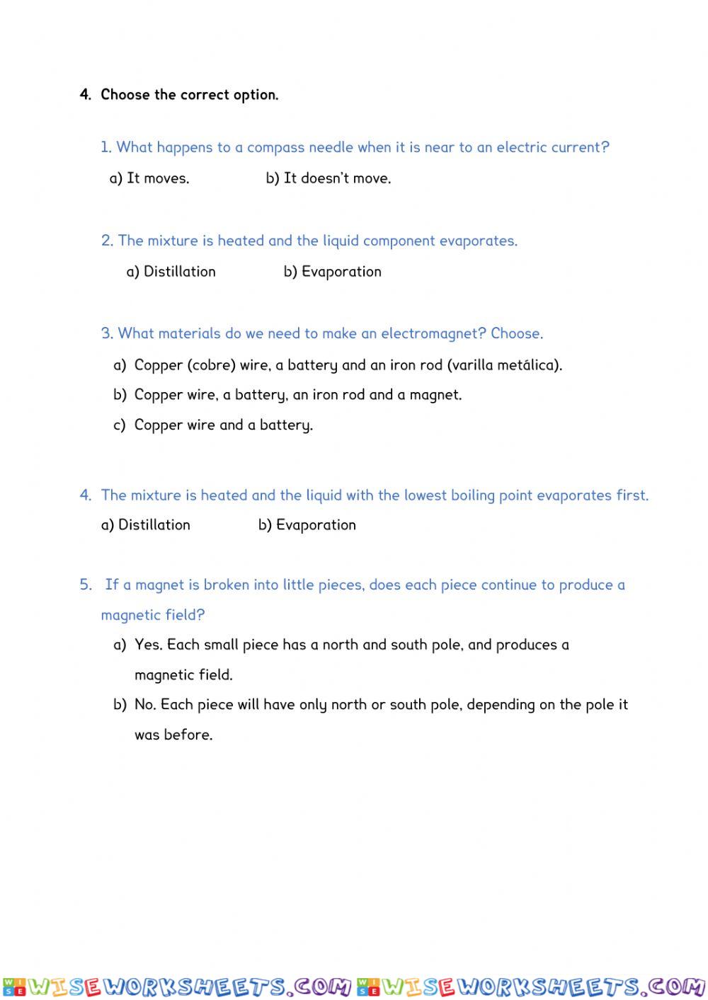 worksheet
