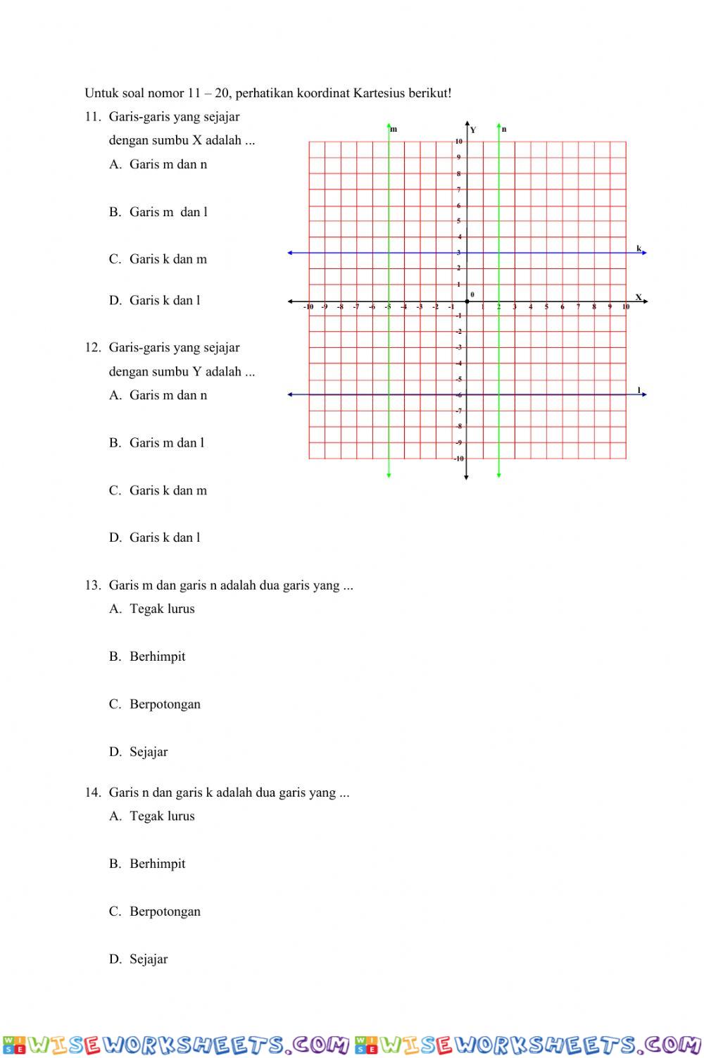 worksheet