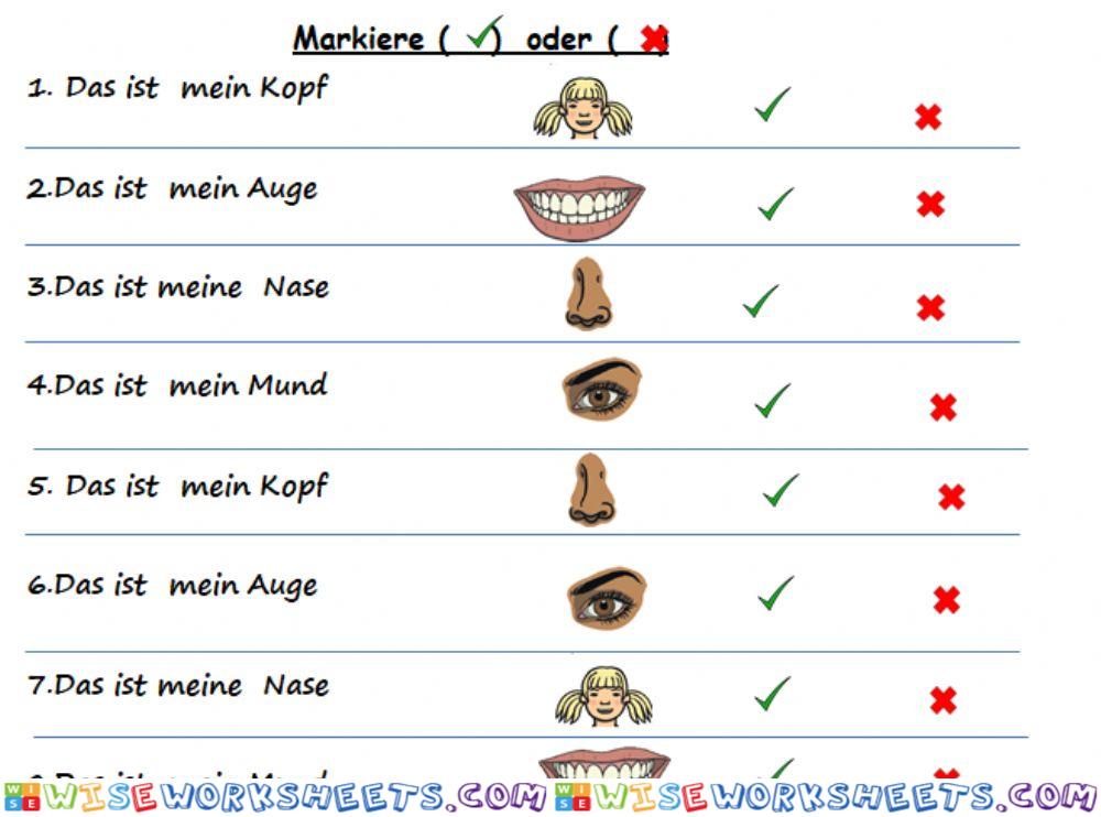 Mein Gesicht