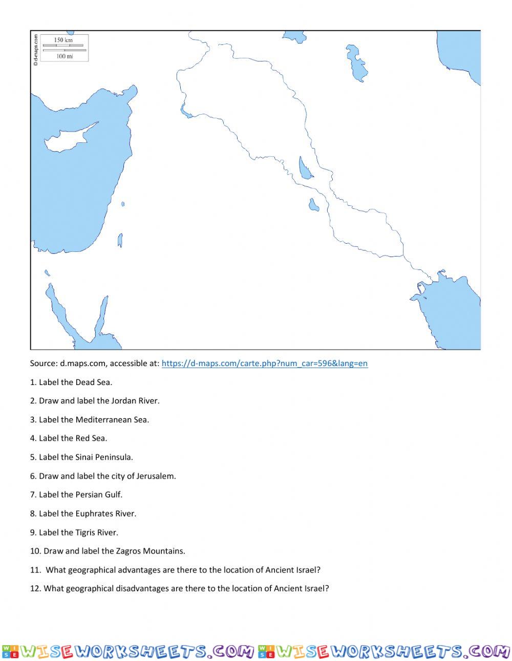 Geographic Features of Ancient Israel