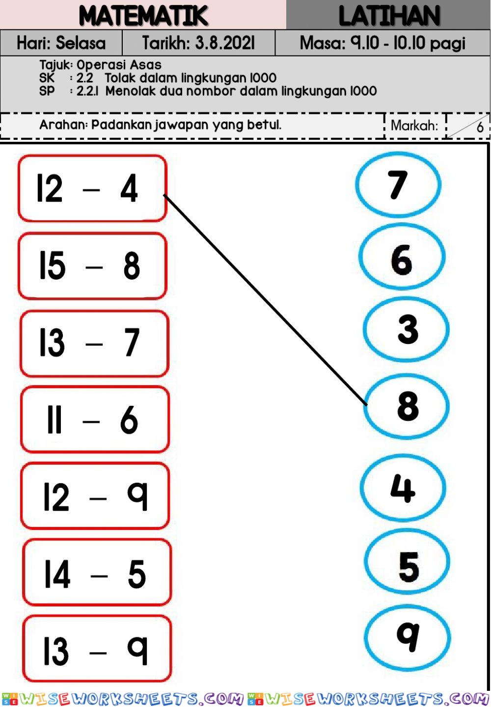 worksheet