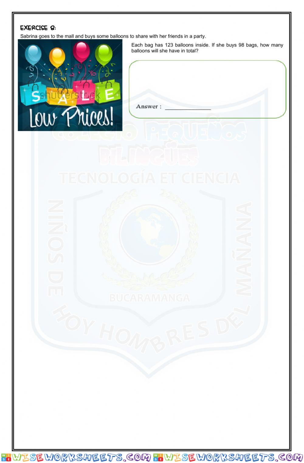 worksheet