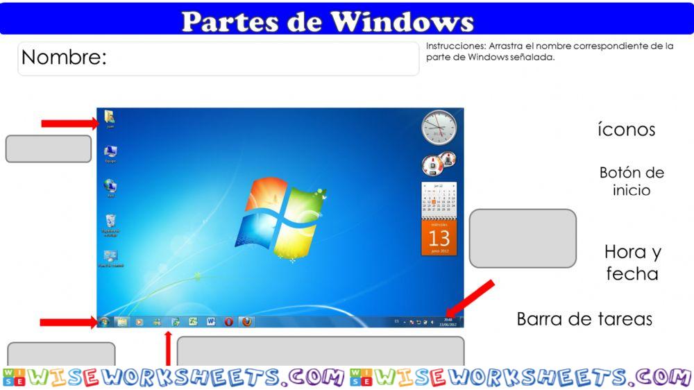 Partes de Windows