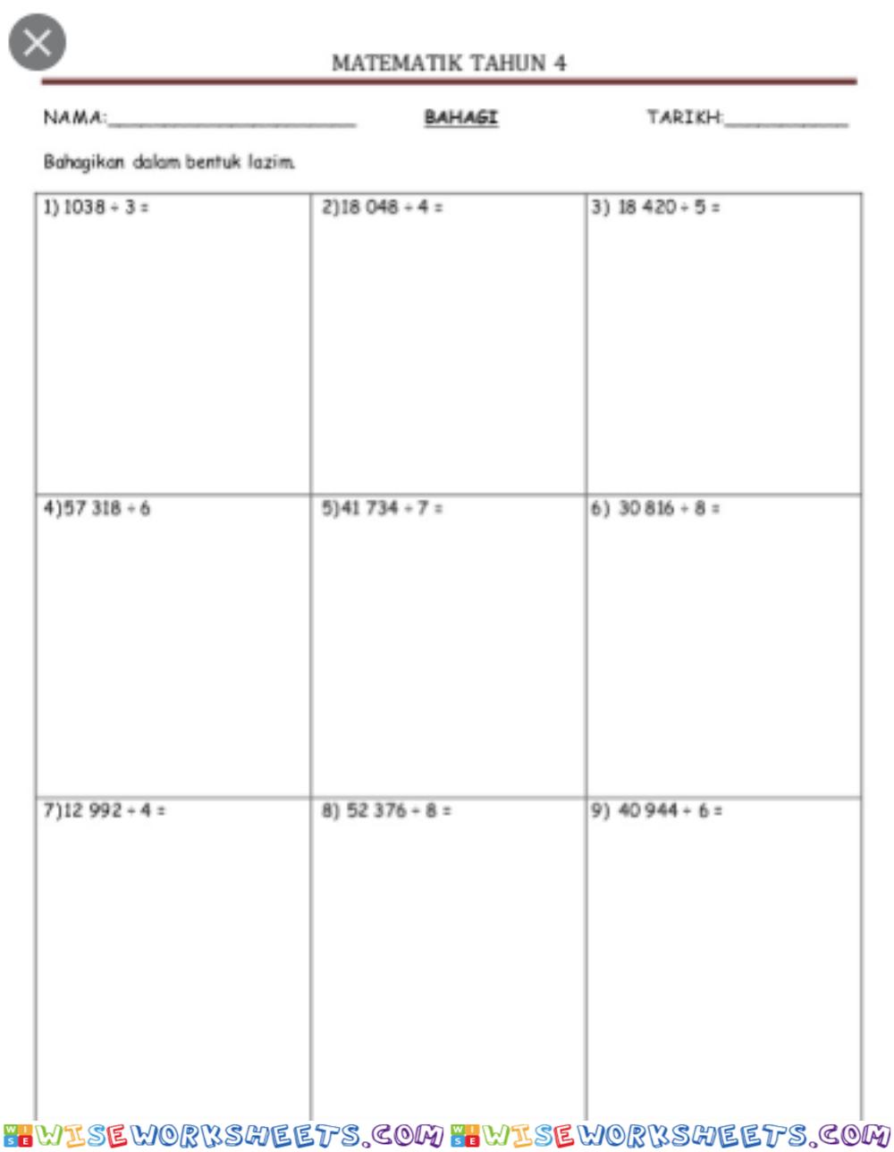 Matematik tahun 4