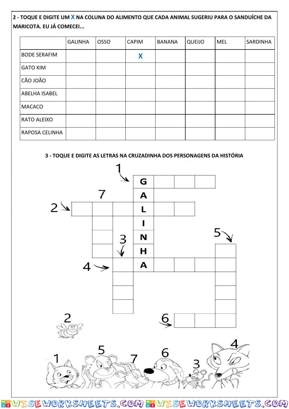 worksheet