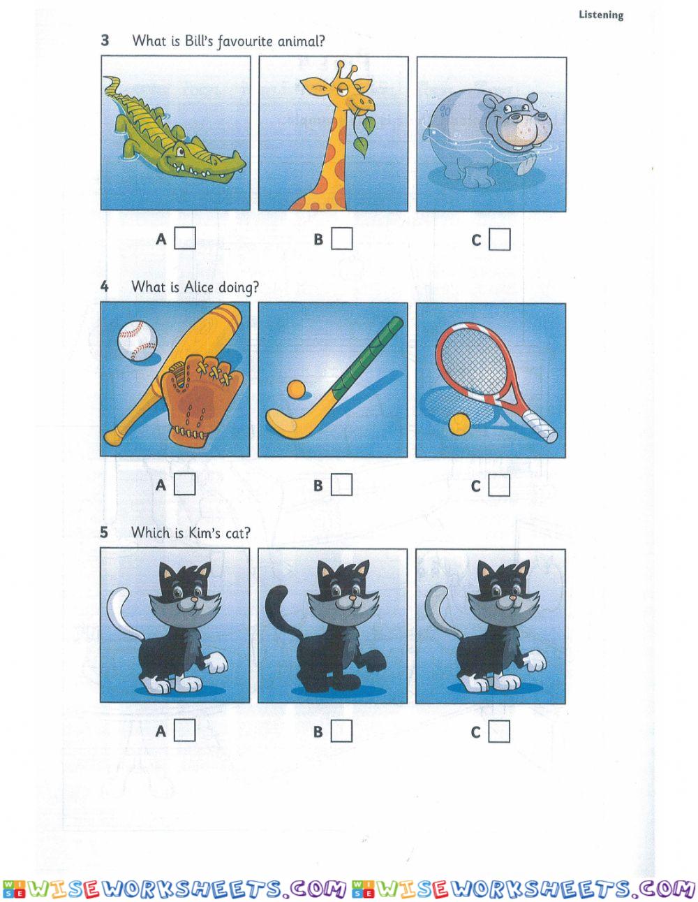 worksheet
