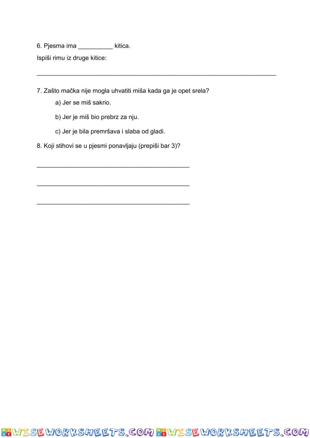 worksheet